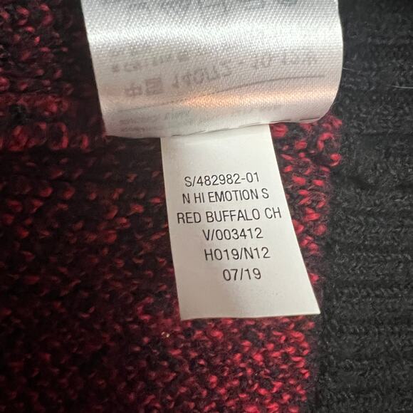 Old Navy Buffalo Plaid Red Black Crewneck Sweater Youth L (10-12) - Picture 8 of 8